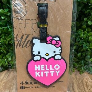Hello Kitty  NWT Pink Luggage Tag